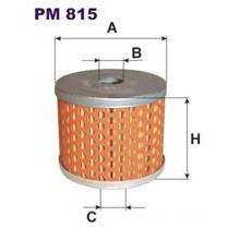 PM 815 FILTRON Фильтр топливный (QH, QFF0109)